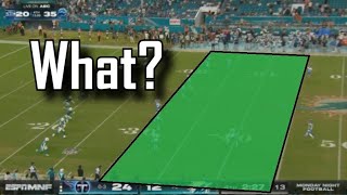 Nobody knows whats going on with this quotSet Up Zone” violation  Tennessee Titans Vs Miami Dolphins [upl. by Sirref]