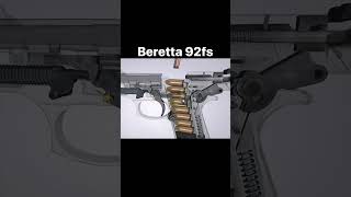 Beretta 92fs Pistol 🇮🇹  beretta pistol 9mm fire  beretta 92fs gun review Snipershot009 [upl. by Malvin]