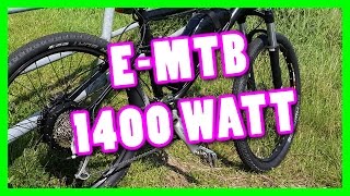 1000W 48V Umbau E MTB Fully EBike 45Kmh Bafang BPM II 500W Controller 26A KTLCD3 [upl. by Winou424]