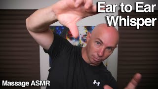 ASMR Ear to Ear Whisper with Inaudible Sounds and Hand Movements [upl. by Kcirttap]