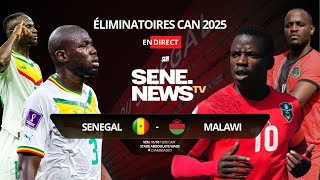 SÉNÉGAL 🇸🇳 VS MALAWI 🇲🇼 EN DIRECT LIVE COMMENTÉ  ÉLIMINATOIRES CAN 2025 LA PREMIÈRE DE PAPE THIAW [upl. by Hillie]