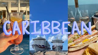 CARIBBEAN CRUISE VLOGEp2 Sea DayS Arvia PampO Cruises Glass House 6th St Diner Ship Escape Room [upl. by Bellda]