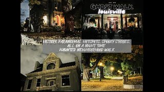 Haunted Neighborhood Nighttime Walk  Ghost 👻 Tour [upl. by Xylina]