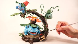 I made the Bulbasaur Evolution into an amazing sculpture [upl. by Margaretta]