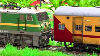 WAG9 SHUNTING ICF UTKRISHT EXPRESS TRAIN  BUMPY RAILROAD Train Simulator  Railwork  NTG GAMING [upl. by Assyram]