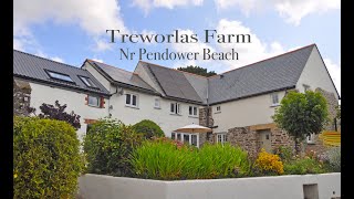 SOLD BY H TIDDY Treworlas Farm Nr Pendower Beach Walkthrough Video Tour [upl. by Aviv]