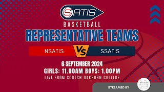 SATIS Basketball 2024  NSATIS vs SSATIS [upl. by Vanya251]