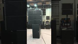 Admark double 12 inch 3 way passive line array Linearray proaudio dj loudspeaker audio [upl. by Hollyanne]