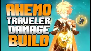 Anemo Traveler DPS Build  Best Artifacts and Weapons Genshin Impact [upl. by Hiram271]