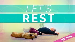 Restorative Yoga for Lower Back Pain 30min Relaxing Yin Yoga with bolster [upl. by Past]