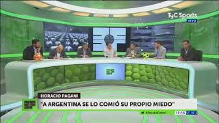 Estudio Futbol 6 Septiembre 2017 Pagani caliente empate con Venezuela se la agarra con Aré [upl. by Fadil920]