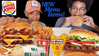 BURGER KINGS NEW PHILLY MELT AND MOZZ FRIES WITH ELI HE HATED MY BURGER [upl. by Elsworth]