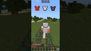 Minecraft SWEET BERRIES vs ARMOR minecraft shorts [upl. by Aziul583]