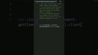 html  Get div height with plain JavaScript [upl. by Felicity457]