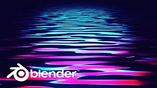 Blender Tutorial Creating Stunning Water Surfaces in Evee Blender [upl. by Nahsad]