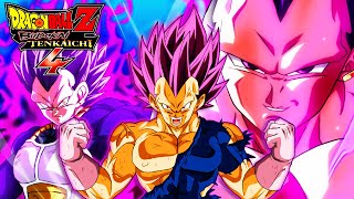 Vegeta Ultra Ego Enters Tournament with OVERPOWERED Mods in Budokai Tenkaichi 4 [upl. by Albur]