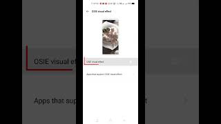 OSIE Visual Effect Setting Enable In Realme Phone  How To On OSIE Visual Effect Setting shorts [upl. by Esiuolyram403]