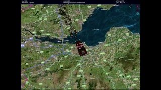 Norad Santa Tracker  The UK in 2015 [upl. by Eelyah]