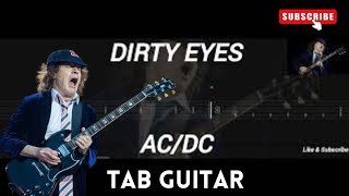 ACDC  DIRTY EYES  TAB GUITAR [upl. by Fast252]