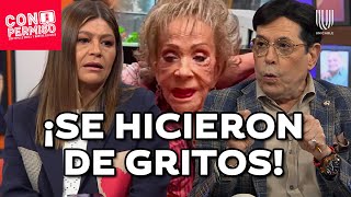 ¡Alejandra Guzmán y Sylvia Pasquel cara a cara por el cuidado de Silvia Pinal  Con Permiso [upl. by Leuqram]