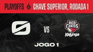 CBLOL 2024 1ª Etapa  Playoffs  RED Kalunga x LOS Jogo 1 [upl. by Hasseman]