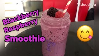 Blackberry Raspberry Smoothie [upl. by Asir]