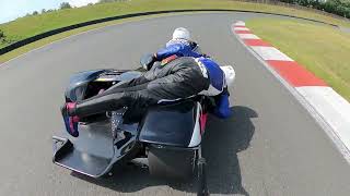 Team 45 Onboard  Motorsport Arena Oschersleben Sidecar Lap [upl. by Nnagem]