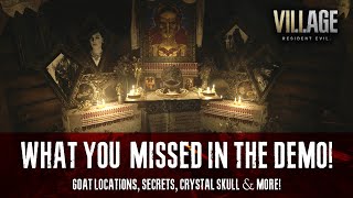 What You Missed In The Resident Evil Village Demo  Goat Locations amp More [upl. by Cami]