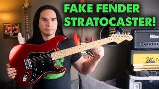 Fake Fender Strat  Should Fender Be Worried  Demo  Review [upl. by Tuorah]