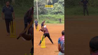 Reverse sweep🔥 CHANDHU VILAYUR Cricketvilayur cricket tennisballcricket cricketshorts [upl. by Assele]