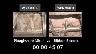 Filquip Ploughshare Mixer vs Ribbon Blender [upl. by Netnert311]