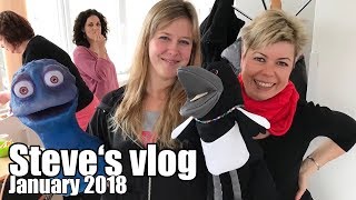 Steves making new friends  Steve and Maggies vlog  January 2018 [upl. by Katina]