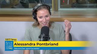 First Coast News4Jax sportscaster Alessandra Pontbriand [upl. by Akkinahs]