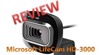 Microsoft LifeCam HD3000 Unboxing amp Test Review amp Erfahrungsbericht Deutsch [upl. by Esadnac]