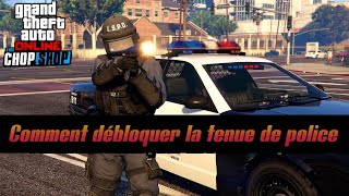 Débloquez cette Tenue de police sur Gta Online [upl. by Hazlett451]