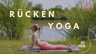 Rücken YOGA 20 Minuten  Lower Back Pain Relief  Rücken kräftigen und Verspannungen lösen [upl. by Sinegold418]