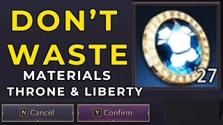 How to dissolve items efficiently in Throne and Liberty [upl. by Nonez]