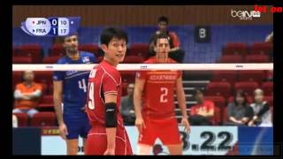 FIVB World League 2015Japan vs France662015 [upl. by Strohbehn]