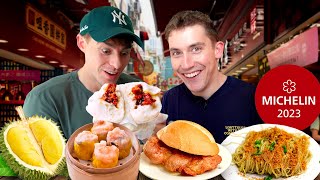 Two Brits try Michelin Street Food [upl. by Kurth]