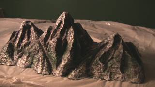 Mt Everest Rocky Mountains Hot Wire model making [upl. by Lesh140]