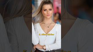 Top 10 most beautiful German actresses top10 shorts shortfeed beauty beautiful [upl. by Yanahs]