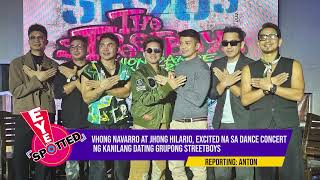 Vhong Navarro at Jhong Hilario excited na sa dance concert ng kanilang dating grupong Streetboys [upl. by Ursas882]