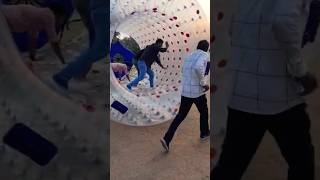 zorbing shortsfeed youtubeshorts bestenjoyment entertainment [upl. by Trebuh101]