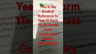 This Is My Year 11 Student Reference on06112024 [upl. by Anafetse]