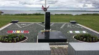 Vietnam War memorial at Fort Taber in New Bedford [upl. by Ardnuasac]