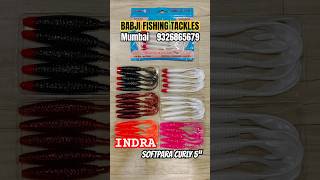 INDRA SOFTPARA CURLY 5” BABJI FISHING TACKLE MUMBAI 9326865679 fishing saltwater sea fishingtrip [upl. by Teemus948]