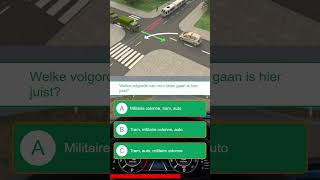 🚗 Voorrang kruispunt 🚗 CBR auto theorieexamen rijles theorie examen verkeer [upl. by Iruam]