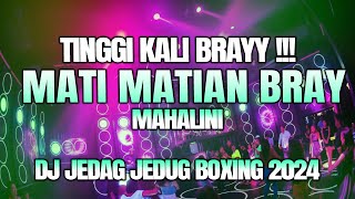 TINGGI KALI BRAYY  DJ MATI MATIAN MAHALINI JEDAG JEDUG JUNGLE DUTCH BOXING 2024 FULL BASS [upl. by Oigolue]