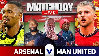 Arsenal 02 Man United  Match Day Live ft Laurie Kelechi GoonerLee Ty amp Jack [upl. by Eugenie]