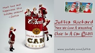 CHOIR IN A CAN Here We Come AWassailing with Lyrics and Sheet Music [upl. by Lambard197]